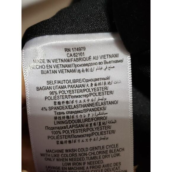 BCBGeneration Women's Multi Lined Striped Long Sleeve Open Front Blazer Size L - Picture 10 of 16